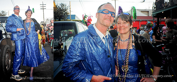 NOLA 2006 blue tarp wear